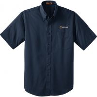 20-SP18, Small, Navy, Chest, Meyer Contracting.