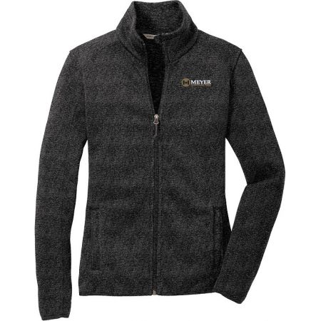 20-L232, X-Small, Black Heather, Chest, Meyer Contracting.